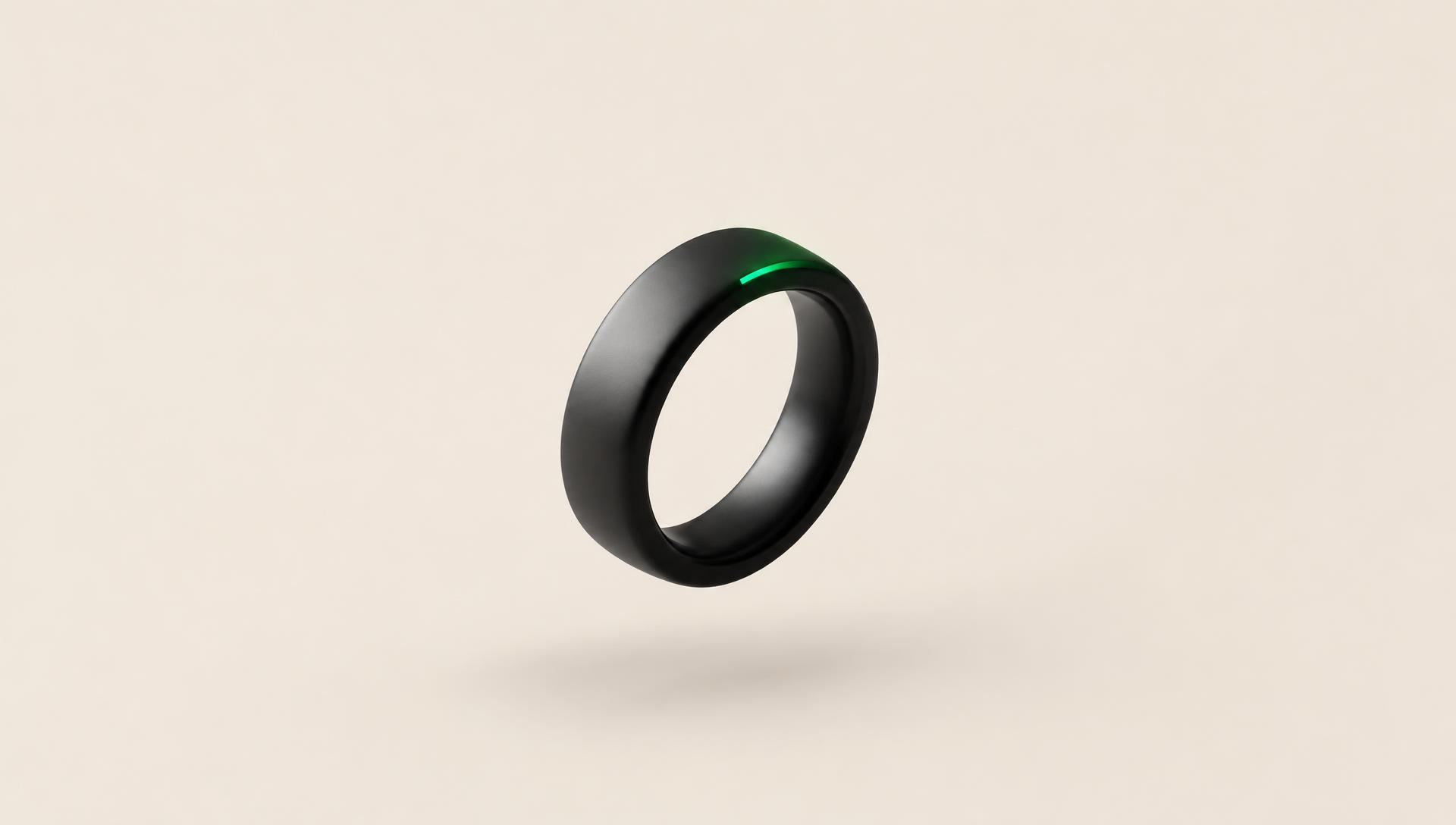 Abstract smart ring silhouette representing the product being negotiated